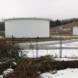This Kinder Morgan tank farm in Abbotsford leaked 110,000 liters of crude oil in January (Christina Toth/Times photo)