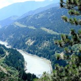 The Fraser Canyon, which powerful interests fought for decades to dam