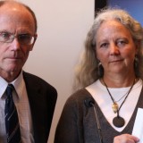 Alexandra Morton and SFU Prof. Rick Routlledge are being honoured with this year's Sterling Prize (photo: SalmonAreSacred.org)