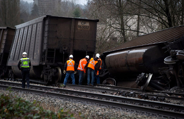 Rain blamed for yet another CN derailment - this time near Vancouver
