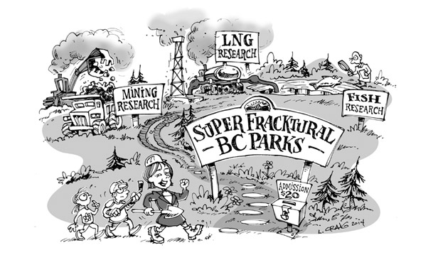 Pipelines in parks - Welcome to Super, Fracktural BC!