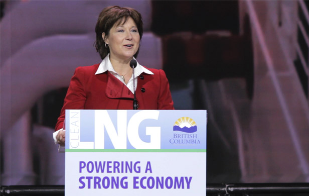 Christy Clark-BC LNG The Cleanest Fossil Fuel on the Planet