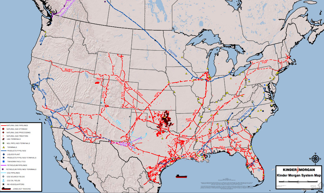 Kinder Morgan creates $90 Billion pipeline super-company -The Common ...