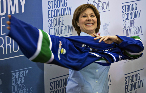 Christy Clark should try being more leader, less cheerleader