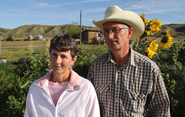Peace Valley ranchers Ken and Arlene Boon are part of several law suits (Damien Gillis)
