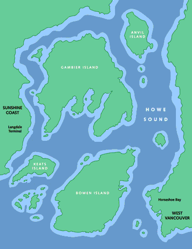 Howe Sound map