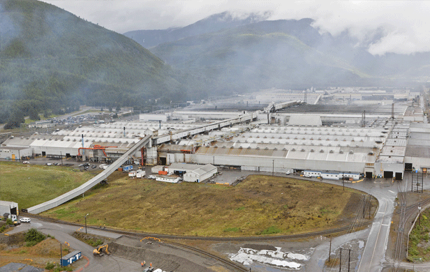 Rio Tinto Alcan's Kitimat smelter (Rio Tinto Alcan/Canada Newswire)