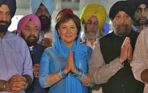 Clark on a trade mission to India, praying hard for LNG deals (Flickr CC Licence / Govt of BC)