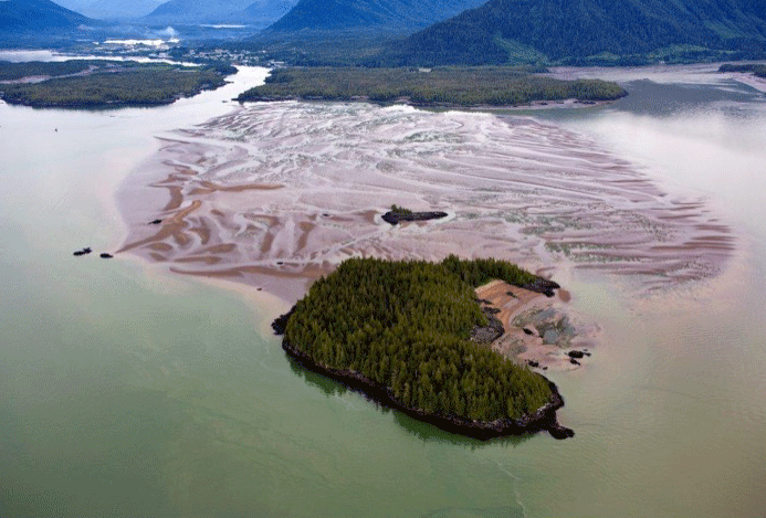 Lelu Island and Flora Bank - site of Petronas's controversial, proposed LNG terminal near Prince Rupert (submitted)