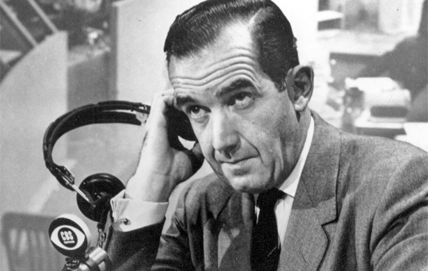 The late, great Edward R. Murrow - father of hard-hitting, mainstream journalism